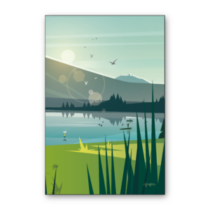 Lac verdoyant